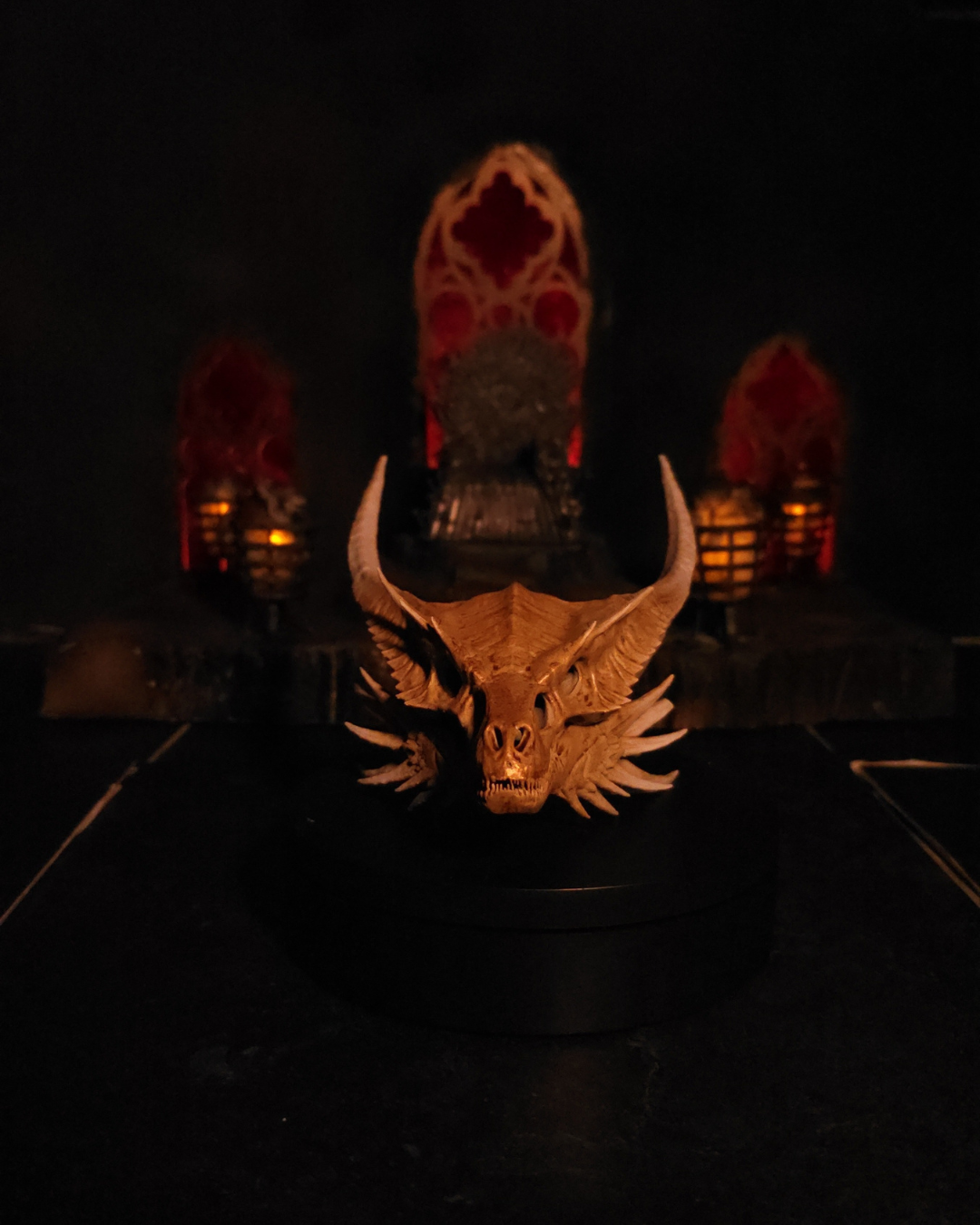 Crâne de Sunfyre le Magnifique, dragon doré d’Aegon II Targaryen