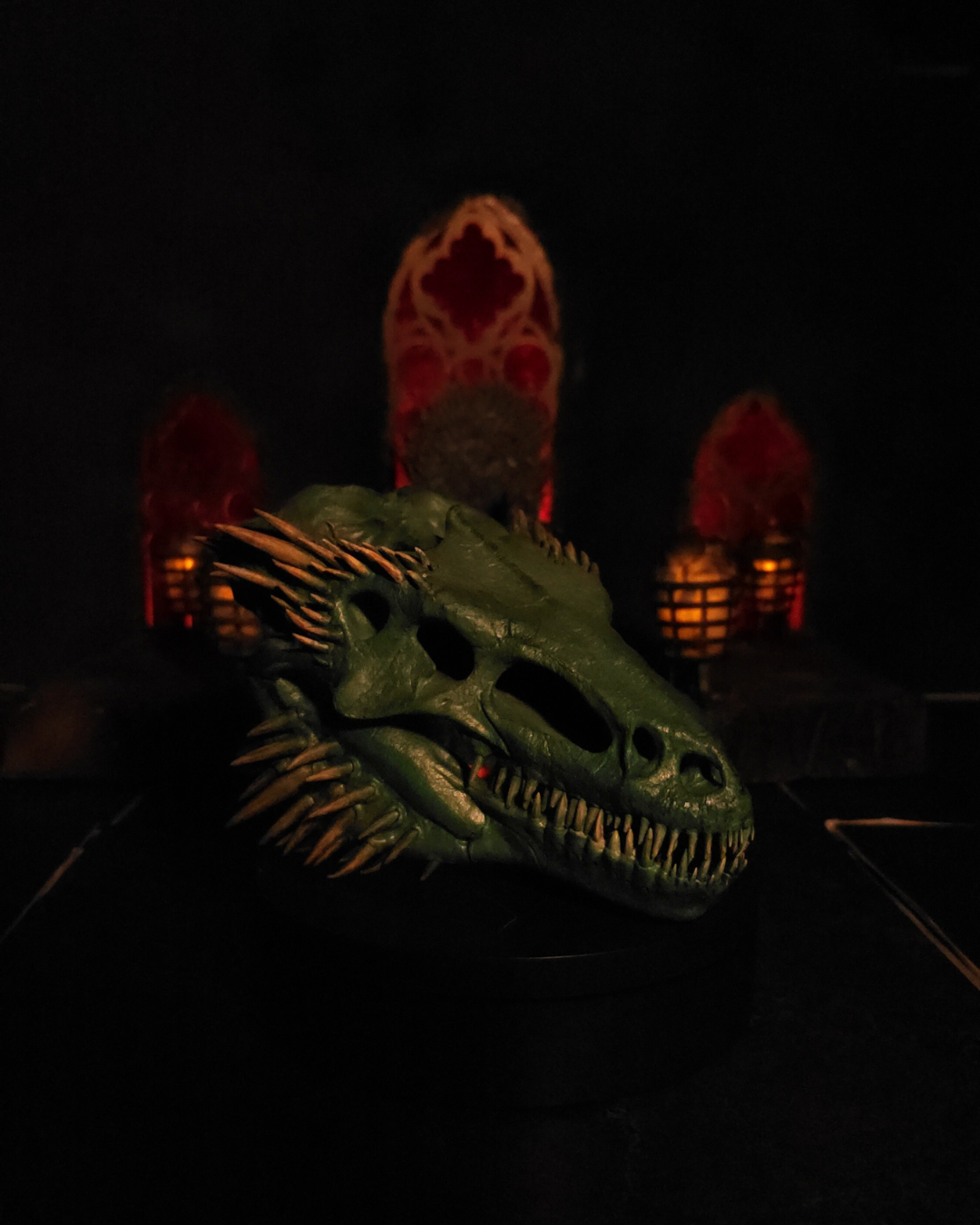 Crâne de Vhagar, la plus ancienne dragonne de la Danse des Dragons