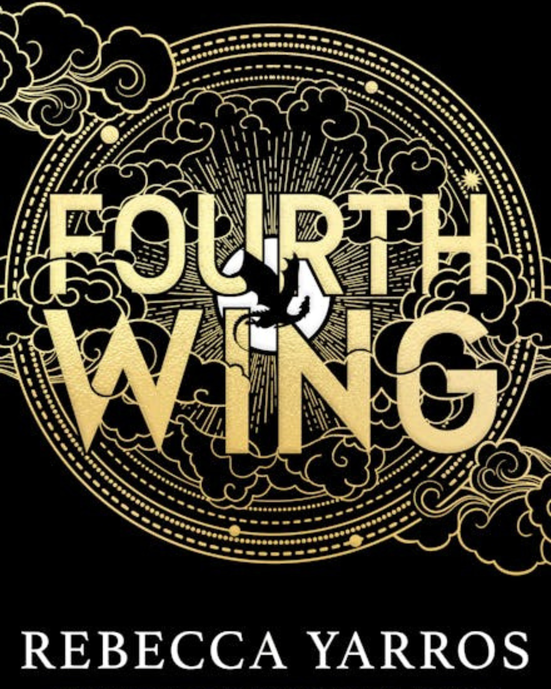 book cover Fourth Wing, xaden riorson, violet sorrengail, tain, andarna, dragons, fantasy, romantasy